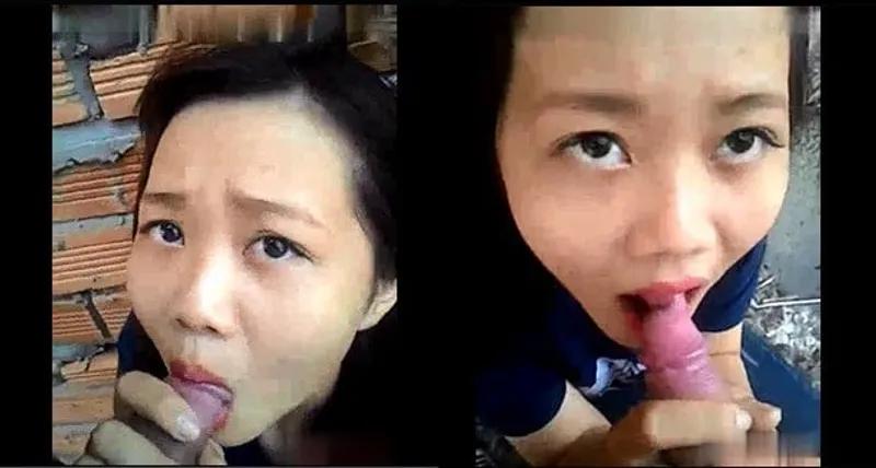 Eny bú cu ở vườn sau nhà